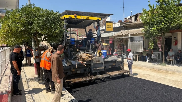 Yenipazar'da 2. etap asfalt çalışmaları başladı