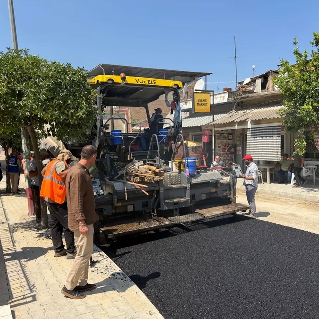 Yenipazar'da 2. etap asfalt çalışmaları başladı