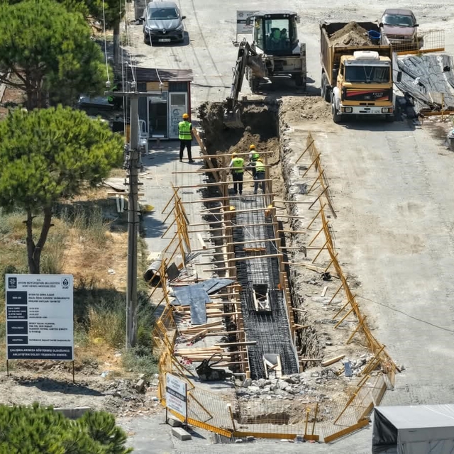 Aydın Büyükşehir'den Söke'de altyapı yatırımı