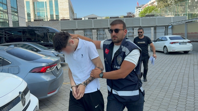 Samsun'da silahlı yaralama zanlısı adliyeye sevk edildi