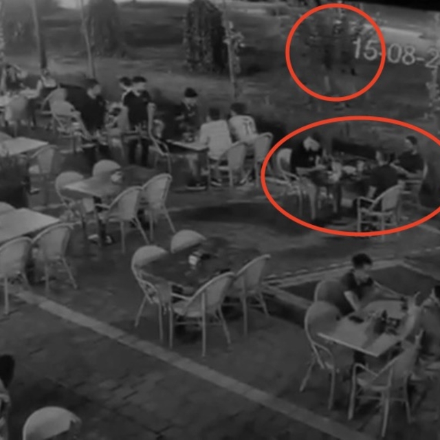 Ağacın arkasında pusuda bekleyip, kafedeki müşteriyi vuran şüpheli tutuklan...