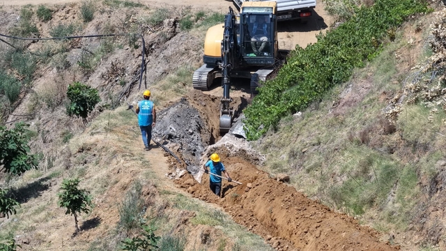 Aydın Büyükşehir Belediyesi'nden Sultanhisar'da altyapı yatırımı