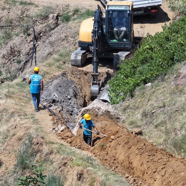 Aydın Büyükşehir Belediyesi'nden Sultanhisar'da altyapı yatırımı