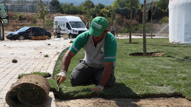 Dostum kamp alanında çalışmalar sürüyor