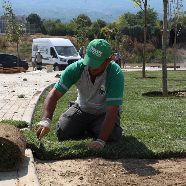 Dostum kamp alanında çalışmalar sürüyor