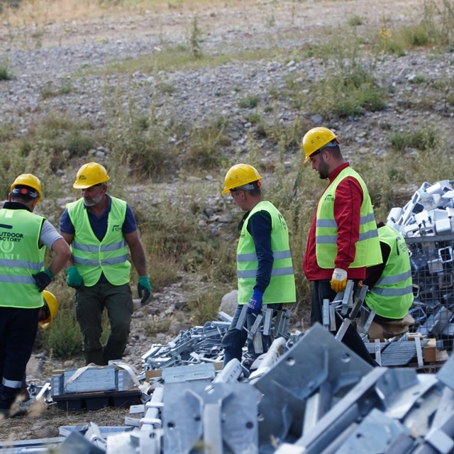 Erciyes'te Türkiye'nin en uzun dağ kızağı için çalışmalar başladı