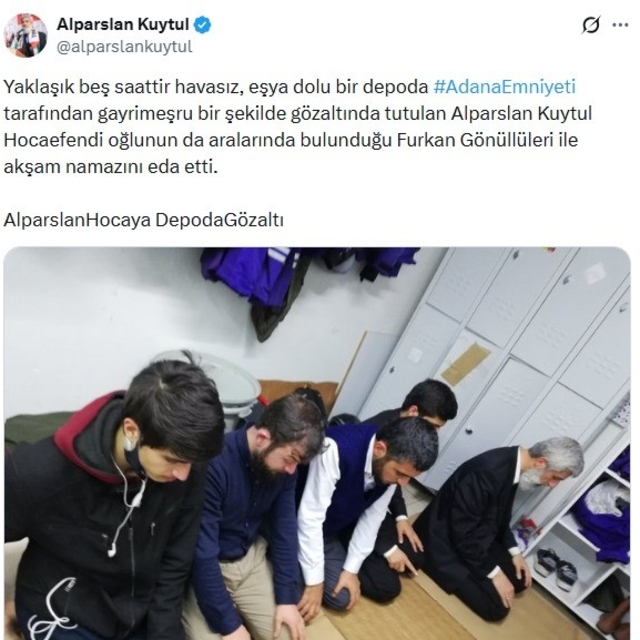 'Kuytulcular' üyelerinden namazda 'selfie'