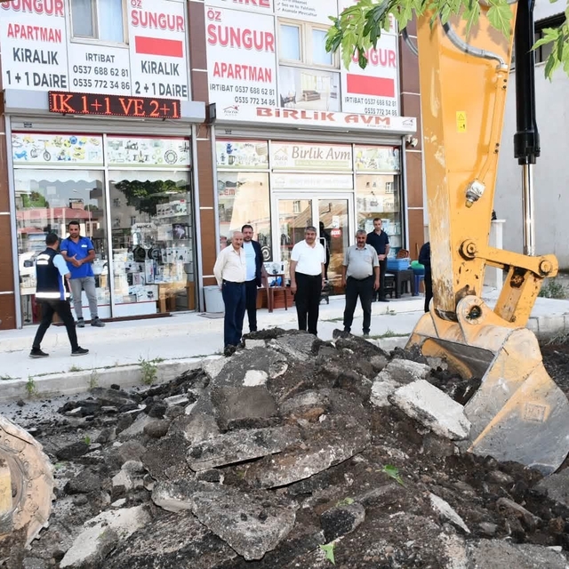 Patnos Belediyesi'nden Atatürk Mahallesi'ne ulaşım yatırımı