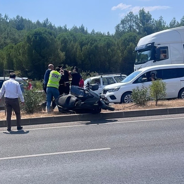 Narkotik denetiminden kaçan motosikletli kıskıvrak yakalandı
