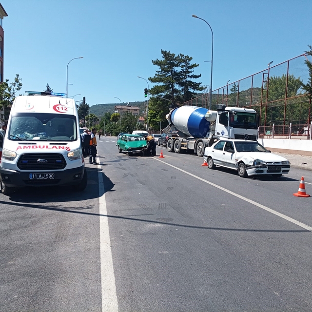 Bilecik'te meydana gelen trafik kazasında 1 kişi yaralandı