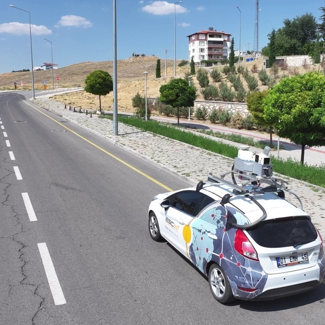 Niğde'nin dijital ikizi için 360 derece lidar tarama çalışmaları başladı
