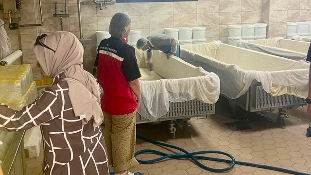Hatay'da süt işleme tesisinde gıda güvenliği denetimi yapıldı