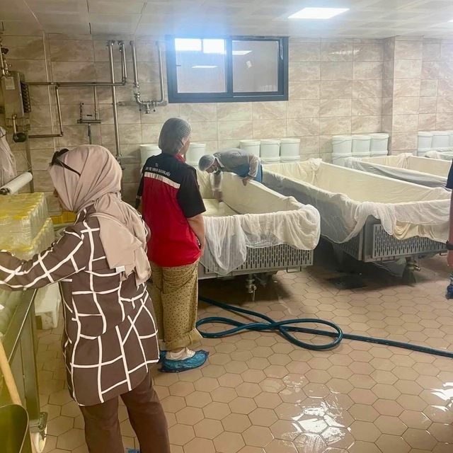 Hatay'da süt işleme tesisinde gıda güvenliği denetimi yapıldı