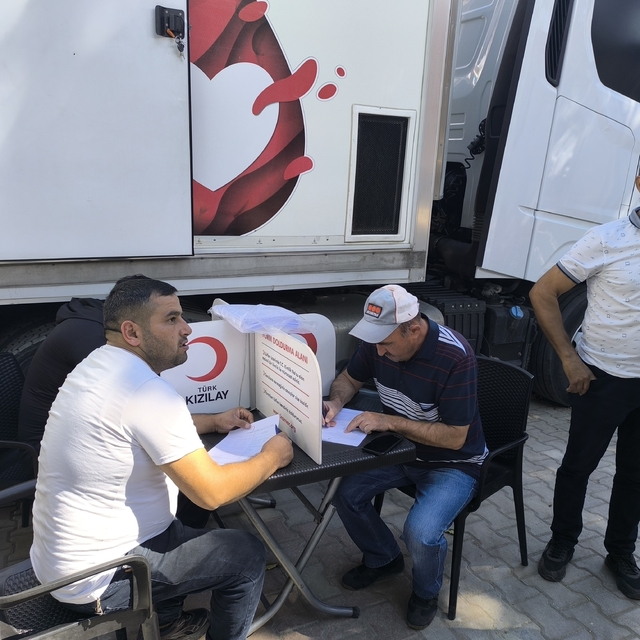 Şuhut'ta kan bağışı kampanyası yoğun ilgi gördü