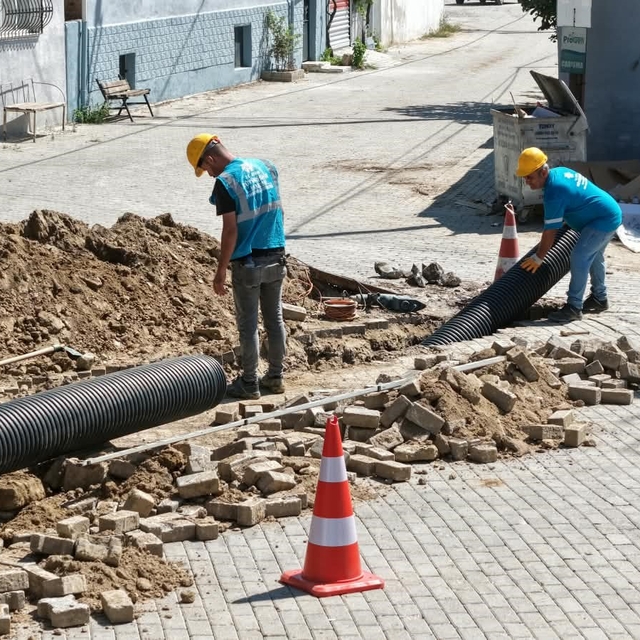 Aydın Büyükşehir'den İncirliova'da altyapı yatırımı
