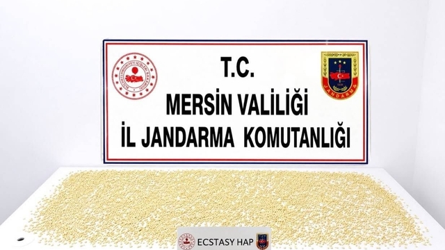 Mersin'de 3 bin 760 uyuşturucu hap ele geçirildi