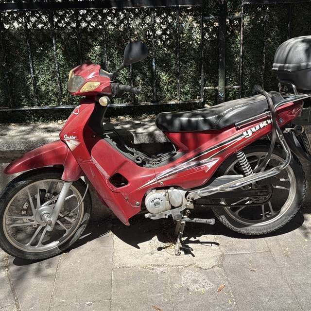 Park halinde bulunan çalıntı motorla alakalı inceleme başlatıldı