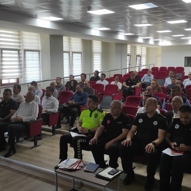 Ulusal Afet Tatbikatı öncesi hazırlık toplantısı yapıldı