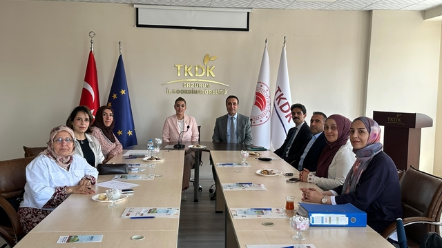 TOBB Erzurum Kadın Girişimciler Kurulu ağustos ayı toplantısını TKDK'da yaptı