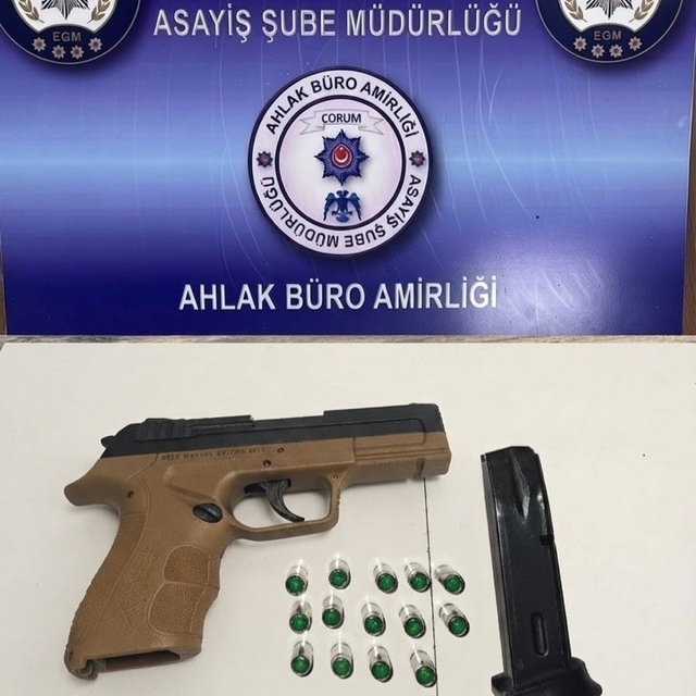 Çorum'da aranan 1 kişi yakalandı