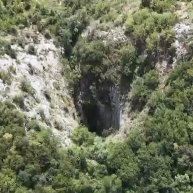 Kadı Harmanı Kokurdanı dronla görüntülendi