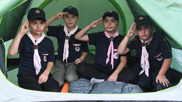 Yozgat'ta izcilerden teknolojiye 3 günlük mola