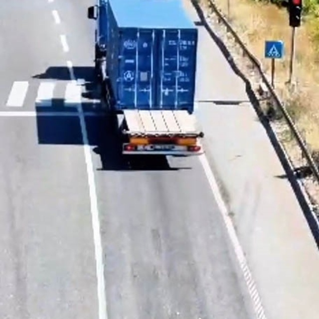 Bilecik'te dron destekli trafik denetimi