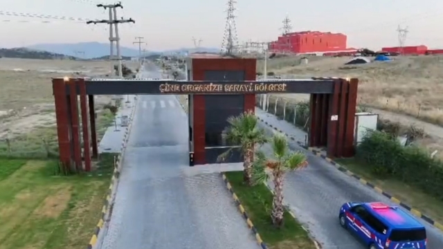Çine OSB'de 24 saat drone destekli devriye