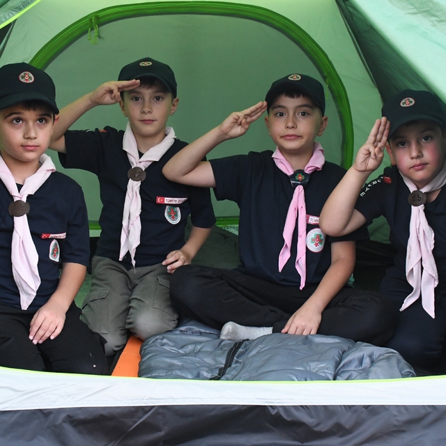 Yozgat'ta izcilerden teknolojiye 3 günlük mola