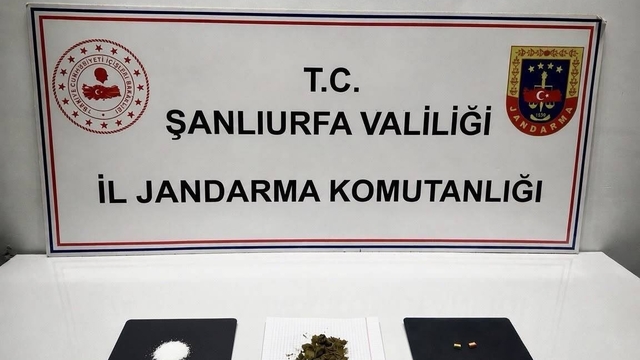 Şanlıurfa'da uyuşturucu operasyonunda 2 şüpheli gözaltına alındı