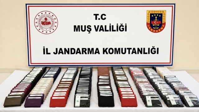 Muş'ta 825 bin TL değerinde sahte marka ürün ele geçirildi