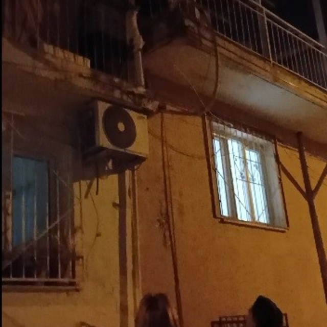 Kavga ederken elektrik tellerine düştü, kedinin imdadına mahalleli yetişti...