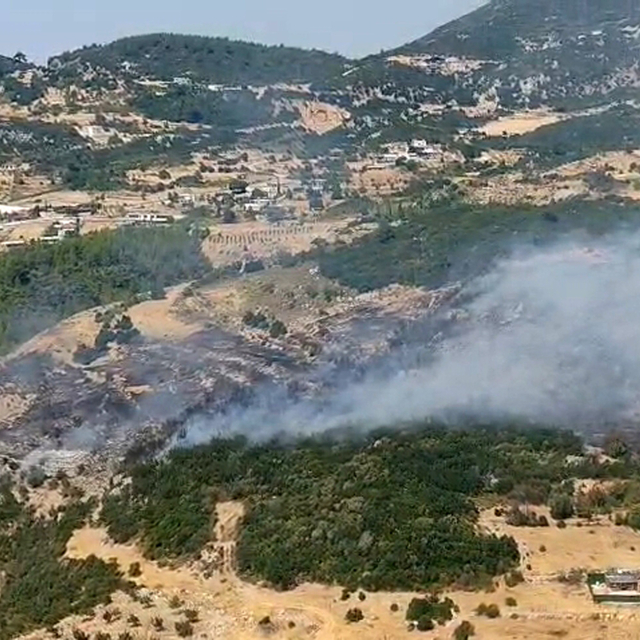 Antalya'da orman yangını