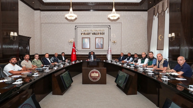Vali Masatlı başkanlığında Asi Nehri altyapı çalışmaları değerlendirildi