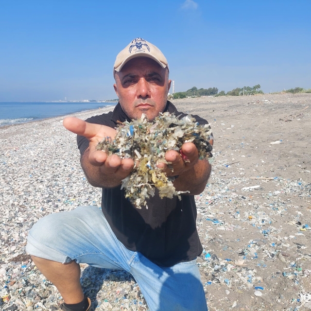Tarsus-Kazanlı sahilinde plastik kirliliği