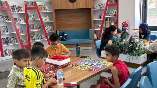 Aydın'da çocuklar zeka oyunlarıyla hem düşündü hem eğlendi