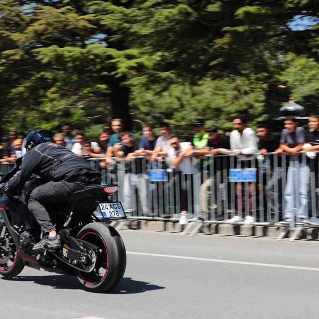 Ergan Motofest'te drag heyecanı
