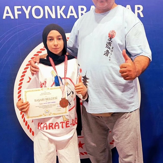 Erzincanlı sporcu Albayrak Türkiye üçüncüsü oldu