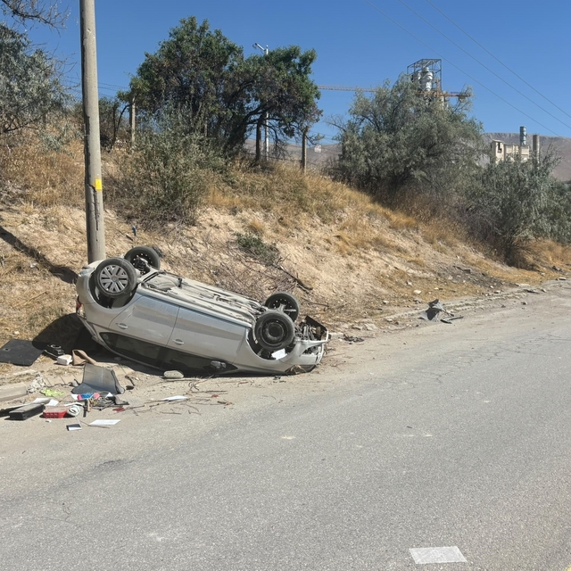 Niğde'de otomobil takla attı, sürücü yaralandı