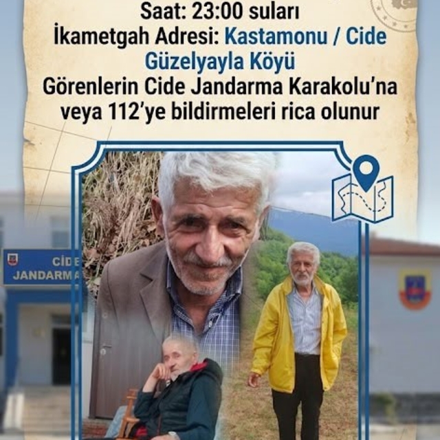 Bartın'da ekipler kayıp şahıs için alarma geçti