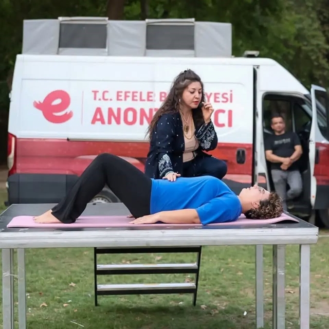 Efeler'de vatandaşlar doğayla iç içe nefes aldı