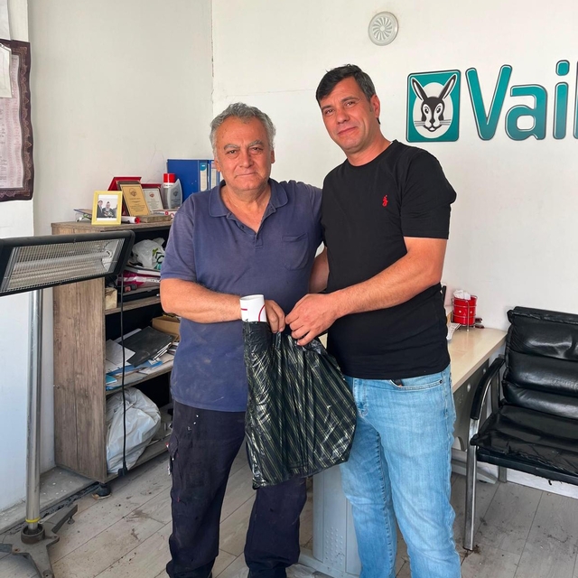 Sivrihisar'da oda başkanı esnafı tek tek ziyaret etti