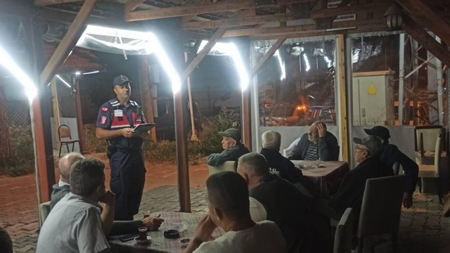 Bilecik'te köy sakinlerine yangın ve dolandırıcılık uyarısı