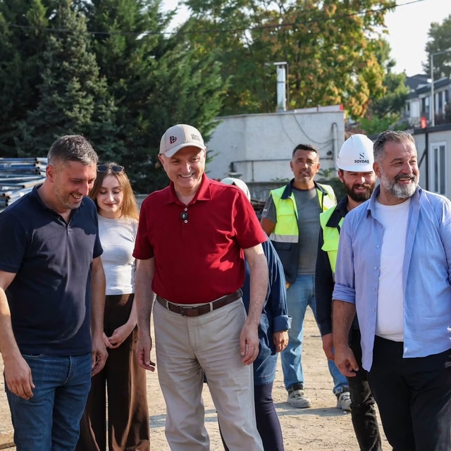 Cedidiye Kent Meydanı ve 19 Mayıs Spor Kampüsü inşaatında sona doğru