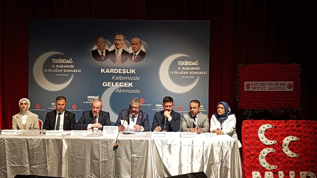 MHP Genel Başkan Yardımcısı Yıldız Tekirdağ'da
Yıldız'dan Tekirdağ'da "Terörsüz Türkiye" mesajı: "Tarihî dönüm noktası"