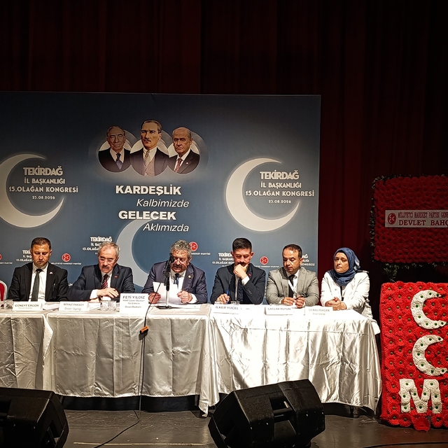 MHP Genel Başkan Yardımcısı Yıldız Tekirdağ'da
Yıldız'dan Tekirdağ'da "Terö...