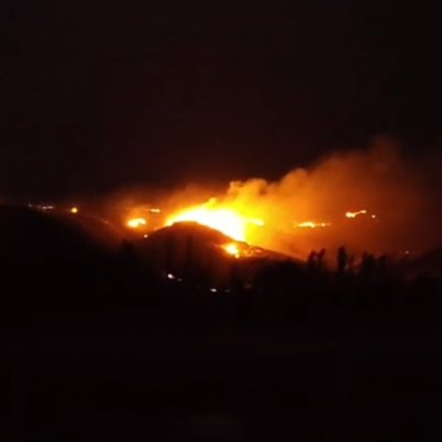 Çorum'da 4 ayrı noktada anız yangını