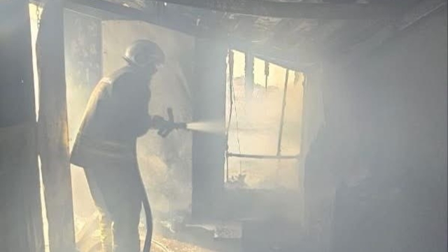 Belen'de ev yangını yaşandı