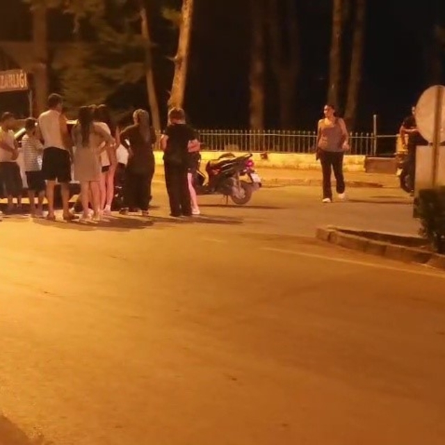 Otomobil ile çarpışan motosikletli yaralandı