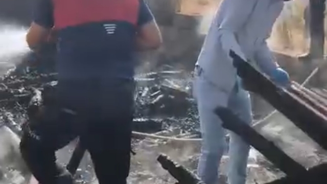 Hakkari'de çıkan yangında bir ev kullanılamaz hale geldi